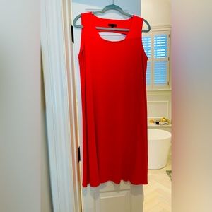 Eileen Fisher, Flirty sleeveless knit swing dress